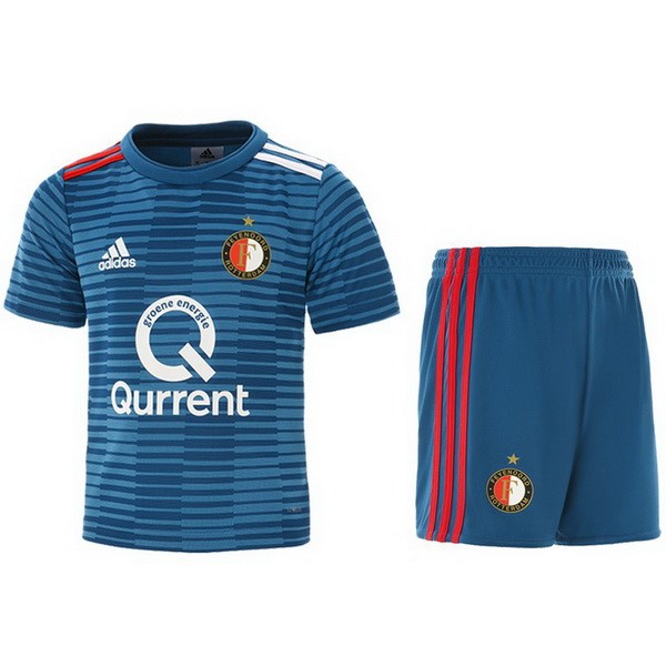 Feyenoord Rotterdam Trikot Auswarts Kinder 2018-19 Blau Fussballtrikots Günstig